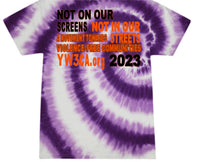 Load image into Gallery viewer, tie dye short sleeve shirts Week Without Violence
