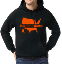 Load image into Gallery viewer, pull over hoodie Week Without Violence
