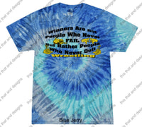 Load image into Gallery viewer, winner are not people who never fail but rather people who never quit
