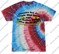 Load image into Gallery viewer, winner are not people who never fail but rather people who never quit
