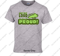 Load image into Gallery viewer, cheerleading we&#39;re loud and we&#39;re proud
