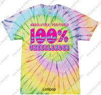 Load image into Gallery viewer, cheerleading absolutely, positively 100% cheerleader
