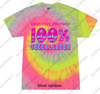 Load image into Gallery viewer, cheerleading absolutely, positively 100% cheerleader
