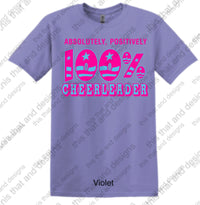 Load image into Gallery viewer, cheerleading absolutely, positively 100% cheerleader
