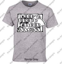 Load image into Gallery viewer, cheerleading loud proud cheer mom
