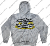Load image into Gallery viewer, hoodies wrestling winners are not people who never fail
