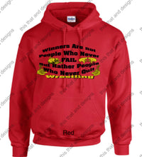 Load image into Gallery viewer, hoodies wrestling winners are not people who never fail
