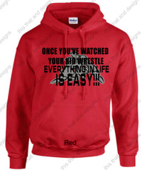 Load image into Gallery viewer, hoodies wrestling once you&#39;ve watch your kid wrestle
