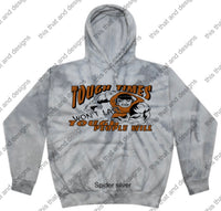 Load image into Gallery viewer, hoodie wrestling taught times won&#39;t last tough people will
