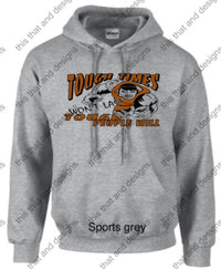 Load image into Gallery viewer, hoodie wrestling taught times won&#39;t last tough people will
