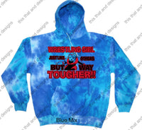 Load image into Gallery viewer, wrestling hoodie wrestling girl just like others but way tougher
