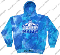 Load image into Gallery viewer, wrestling hoodie I have no life my sister wrestles
