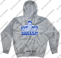 Load image into Gallery viewer, wrestling hoodie I have no life my sister wrestles
