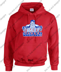 Load image into Gallery viewer, wrestling hoodie I have no life my sister wrestles

