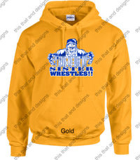 Load image into Gallery viewer, wrestling hoodie I have no life my sister wrestles
