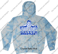 Load image into Gallery viewer, wrestling hoodie I have no life my sister wrestles
