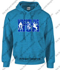 Load image into Gallery viewer, wrestling hoodie wrestling mom
