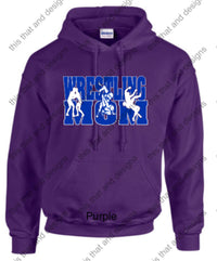 Load image into Gallery viewer, wrestling hoodie wrestling mom
