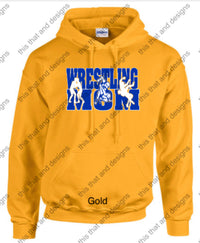 Load image into Gallery viewer, wrestling hoodie wrestling mom
