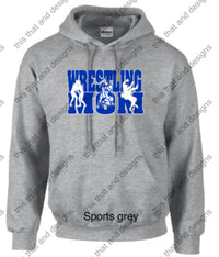 Load image into Gallery viewer, wrestling hoodie wrestling mom
