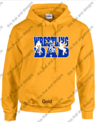 Load image into Gallery viewer, wrestling hoodie wrestling dad
