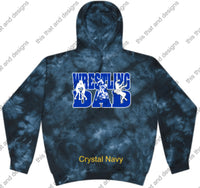 Load image into Gallery viewer, wrestling hoodie wrestling dad
