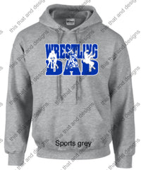 Load image into Gallery viewer, wrestling hoodie wrestling dad
