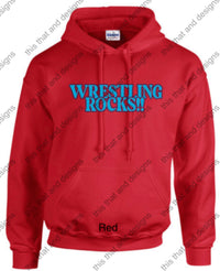 Load image into Gallery viewer, wrestling hoodie wrestling rocks
