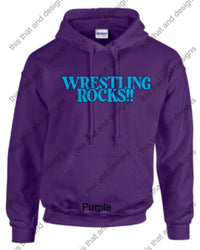 Load image into Gallery viewer, wrestling hoodie wrestling rocks
