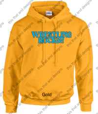 Load image into Gallery viewer, wrestling hoodie wrestling rocks
