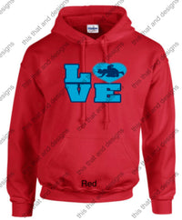 Load image into Gallery viewer, wrestling hoodie love
