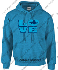 Load image into Gallery viewer, wrestling hoodie love
