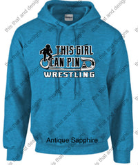 Load image into Gallery viewer, hoodie wrestling this girl can pin
