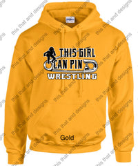 Load image into Gallery viewer, hoodie wrestling this girl can pin
