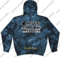 Load image into Gallery viewer, hoodie wrestling this girl can pin
