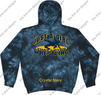 Load image into Gallery viewer, wrestling hoodie just a girl that loves wrestling
