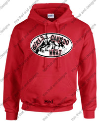 Load image into Gallery viewer, wrestling hoodie girls can&#39;t do what
