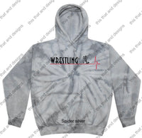 Load image into Gallery viewer, wrestling hoodie heartbeat
