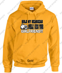 Load image into Gallery viewer, wrestling hoodie hold my head gear while I kiss your girlfriend
