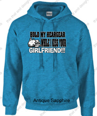 Load image into Gallery viewer, wrestling hoodie hold my head gear while I kiss your girlfriend
