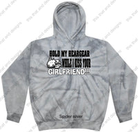 Load image into Gallery viewer, wrestling hoodie hold my head gear while I kiss your girlfriend
