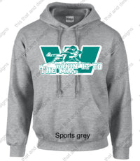 Load image into Gallery viewer, wrestling hoodie takin it to the mat
