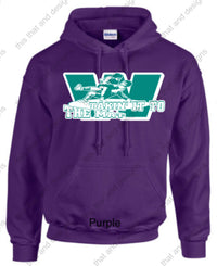 Load image into Gallery viewer, wrestling hoodie takin it to the mat
