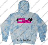 Load image into Gallery viewer, wrestling hoodie live love wrestle
