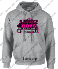 Load image into Gallery viewer, wrestling hoodie I don&#39;t chase boys I pin them

