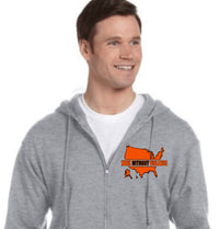 Load image into Gallery viewer, Zip up hoodie Week Without Violence
