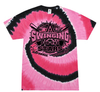 Load image into Gallery viewer, Swinging for the stars pink and black TD
