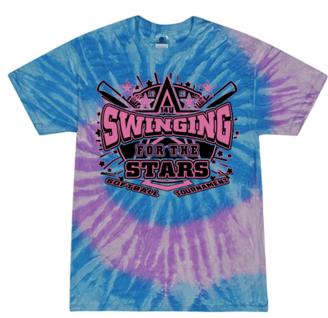 Swinging for the stars blue and purple TD