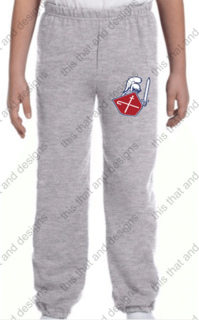 Grey Cotton Sweat Pants