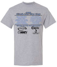 Load image into Gallery viewer, Short Sleeve Gray Clash for the Cup t-shirt
